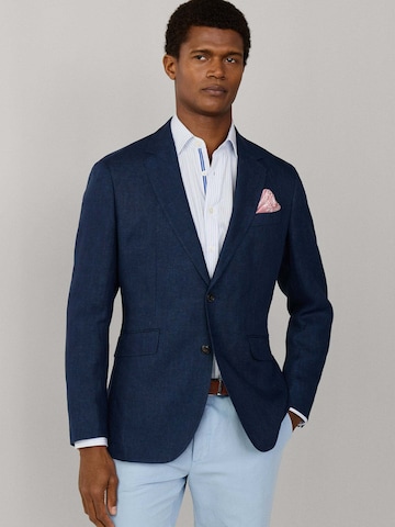 Hackett London Regular fit Blazer 'DELAVE HOPSACK' in Blue