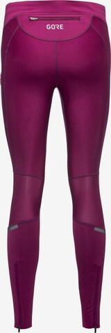 GORE WEAR Skinny Workout Pants 'Impulse' in Purple
