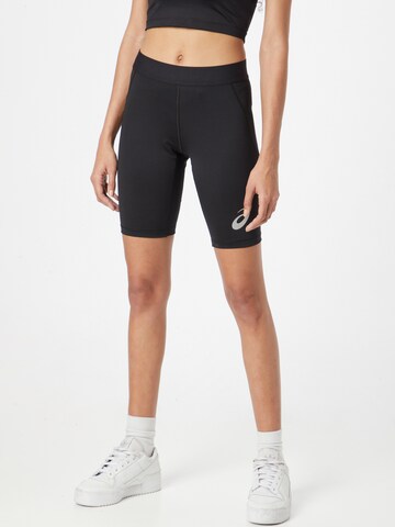 ASICS Skinny Sportbroek 'Fujitrail Sprinter' in Zwart: voorkant