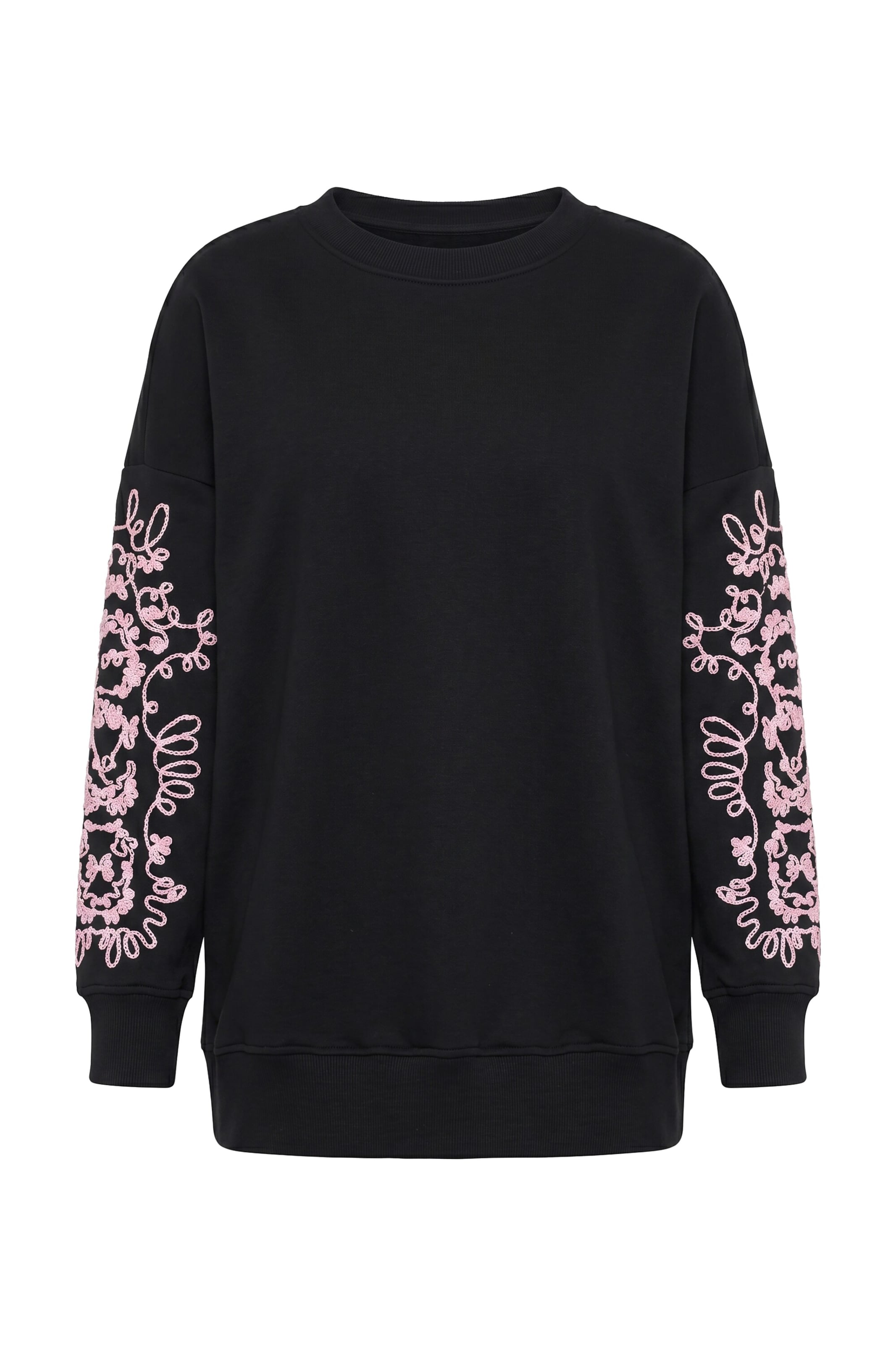 Studio Untold Sweatshirt in Black: front
