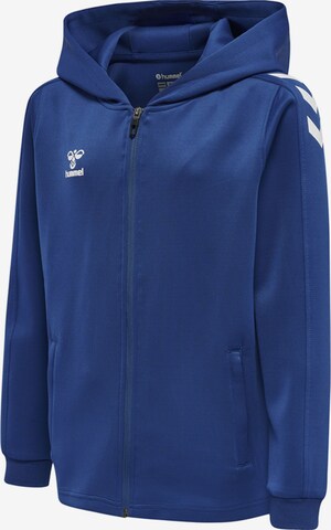 Hummel Athletic Zip-Up Hoodie in Blue