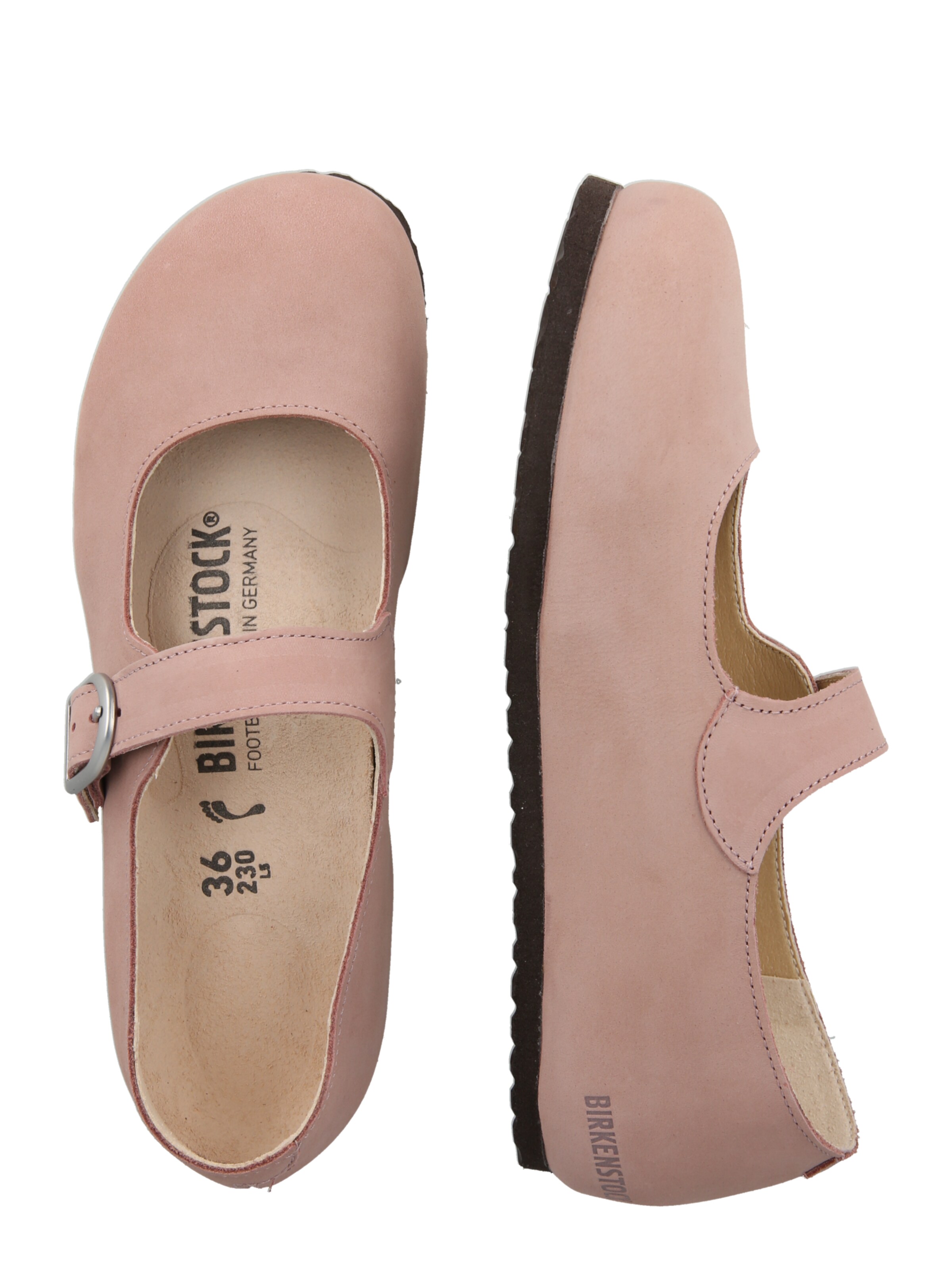 BIRKENSTOCK Μπαλαρίνα με λουράκια 'Santa Clarita' σε ροζ