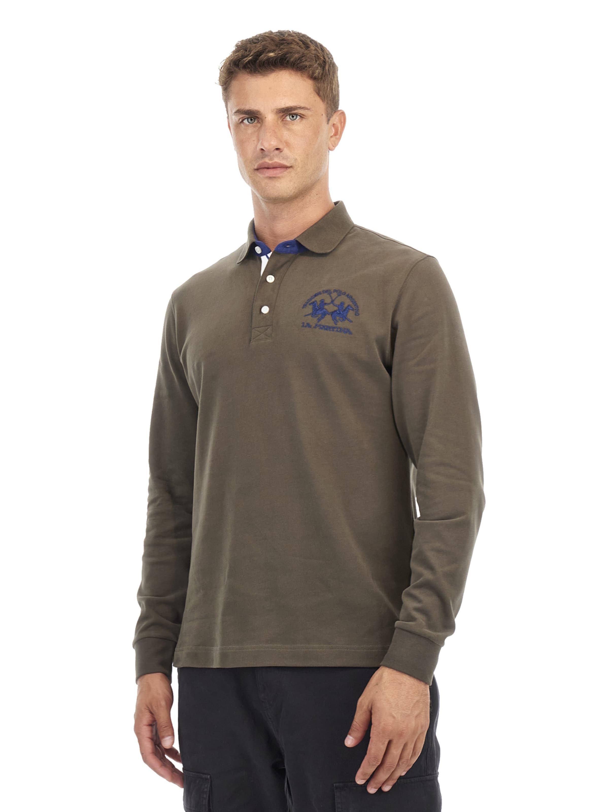 Maglietta di La Martina in marrone: frontale