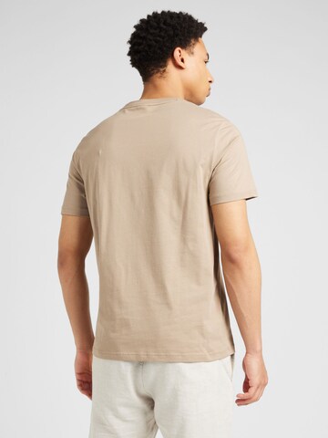 BOSS Orange T-shirt 'Sea_horse' i brun