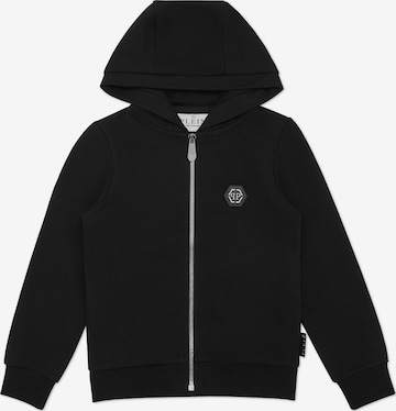 Giacca di felpa 'Teddy' di Philipp Plein in nero: frontale