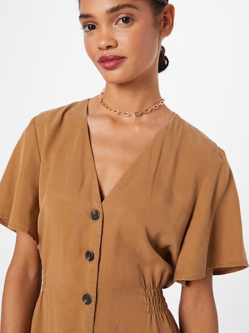 ONLY Shirt dress 'MAGNE' in Brown