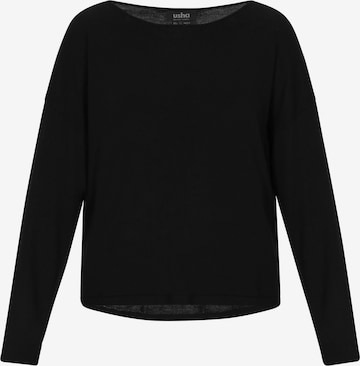 usha BLACK LABEL Pullover in Schwarz: Vorderseite