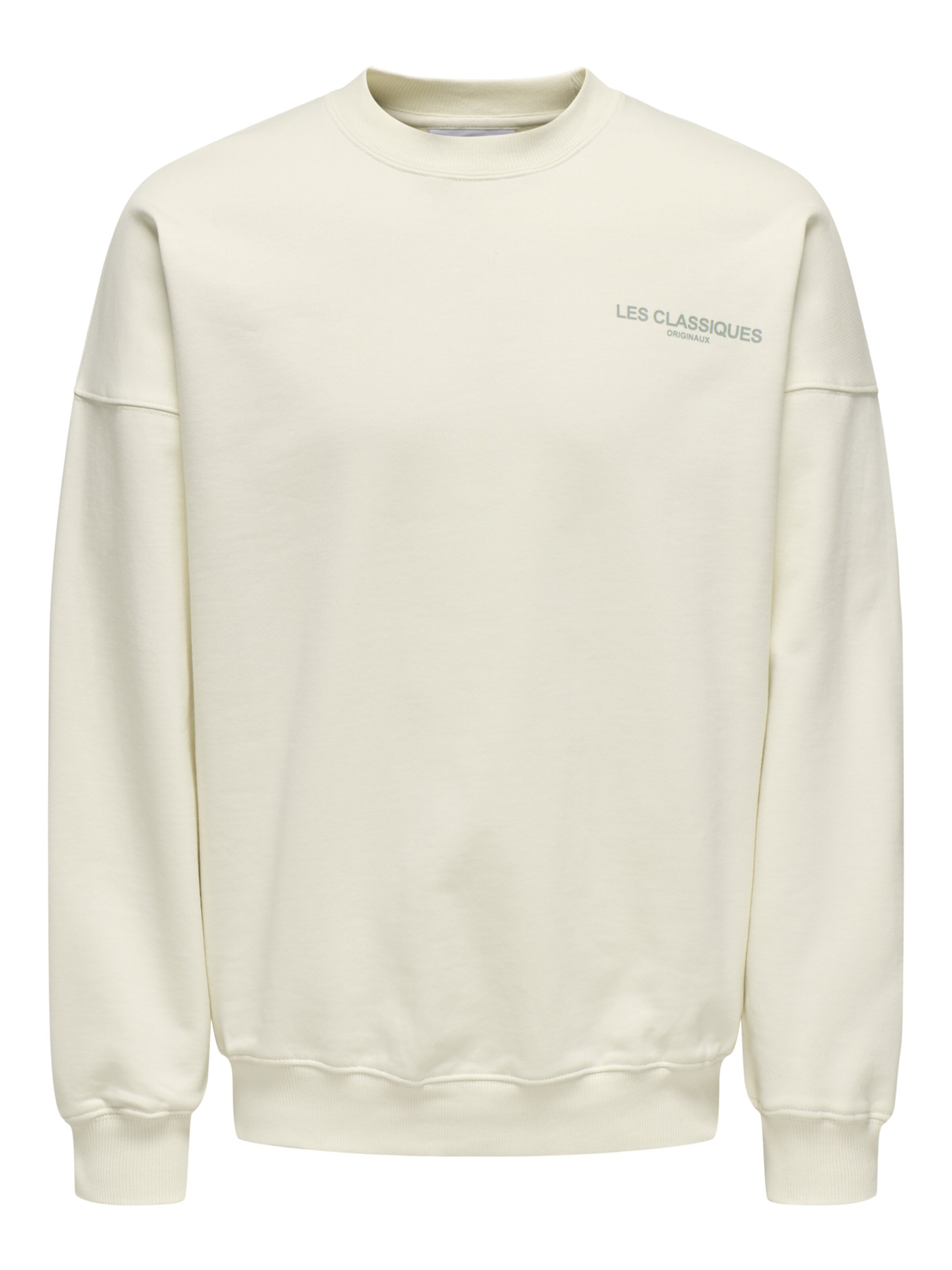 Only & Sons Sweatshirt 'Les Classiques' in White, Item view
