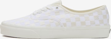 VANS - Sapatilhas baixas 'Authentic' em branco: frente