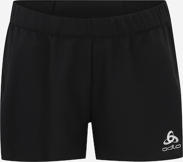 Regular Pantalon de sport ODLO en noir : devant