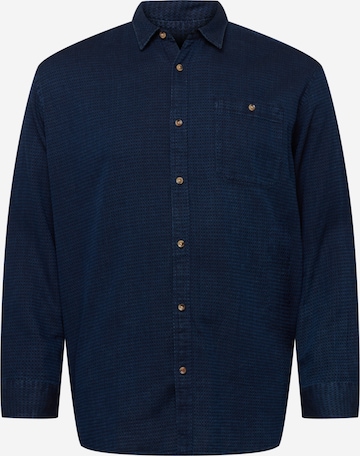 Cămașă de la Jack & Jones Plus pe albastru