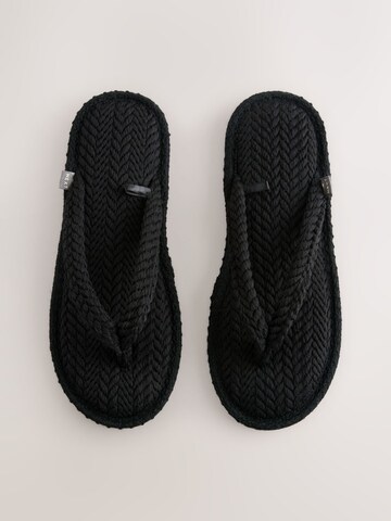 Next T-bar sandals in Black