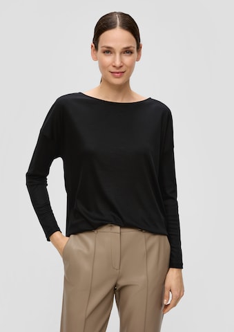 s.Oliver BLACK LABEL Футболка в Черный: спереди