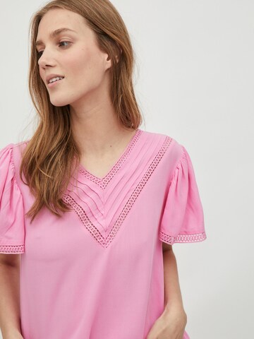 Vila Petite Bluse 'Visia' i pink