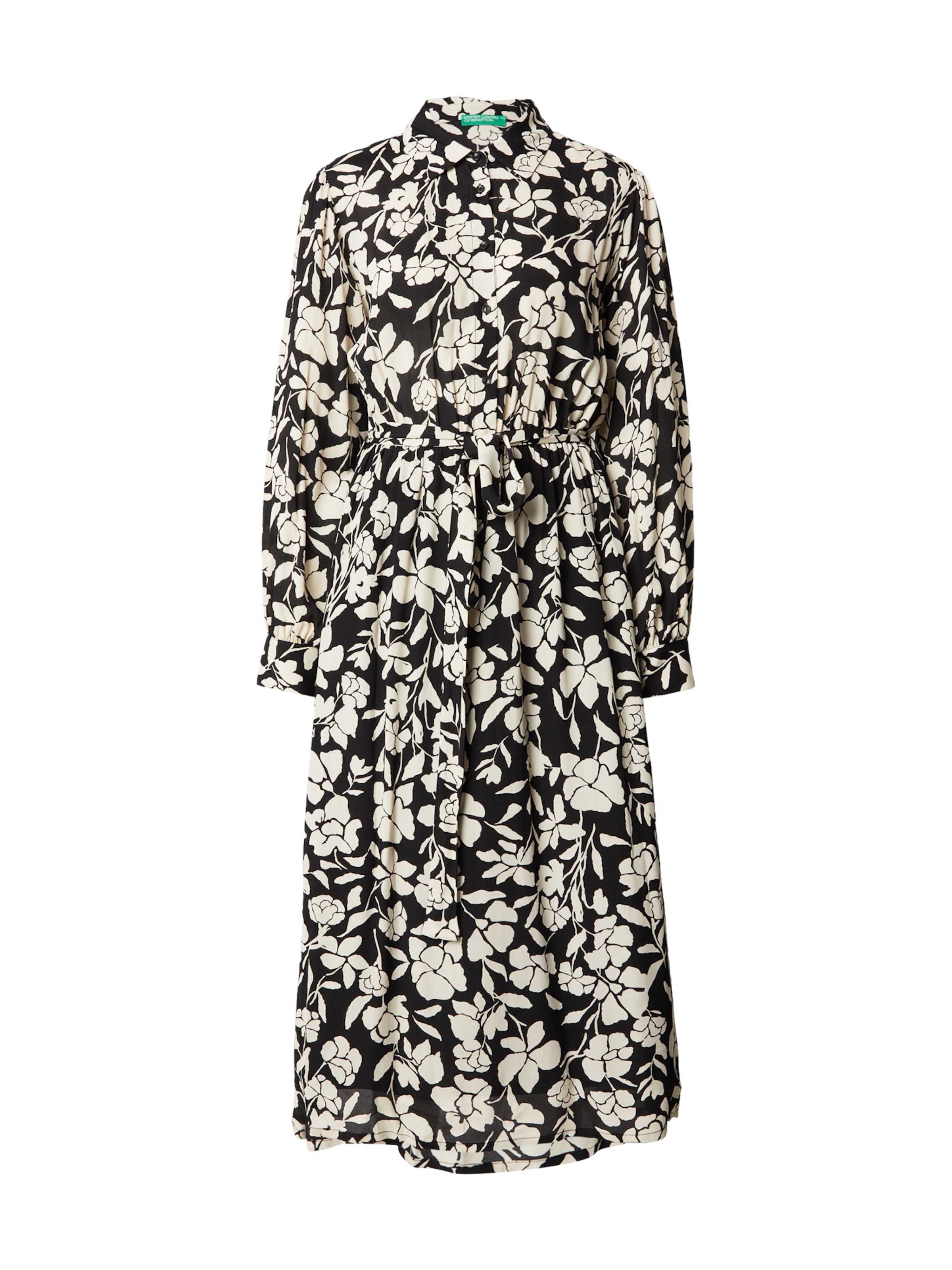 UNITED COLORS OF BENETTON Blousejurk in Beige: voorkant