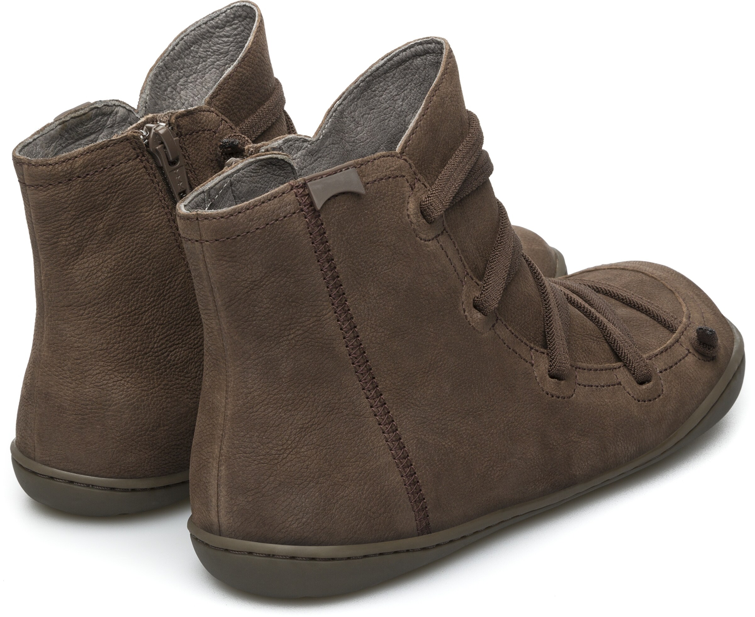 Bottines à lacets CAMPER en marron