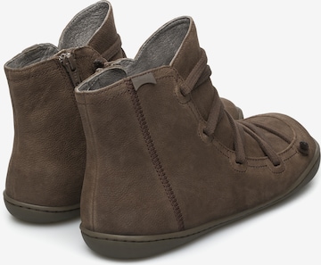 CAMPER Lace-Up Ankle Boots in Brown