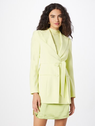 River Island Blazer in Yellow: front