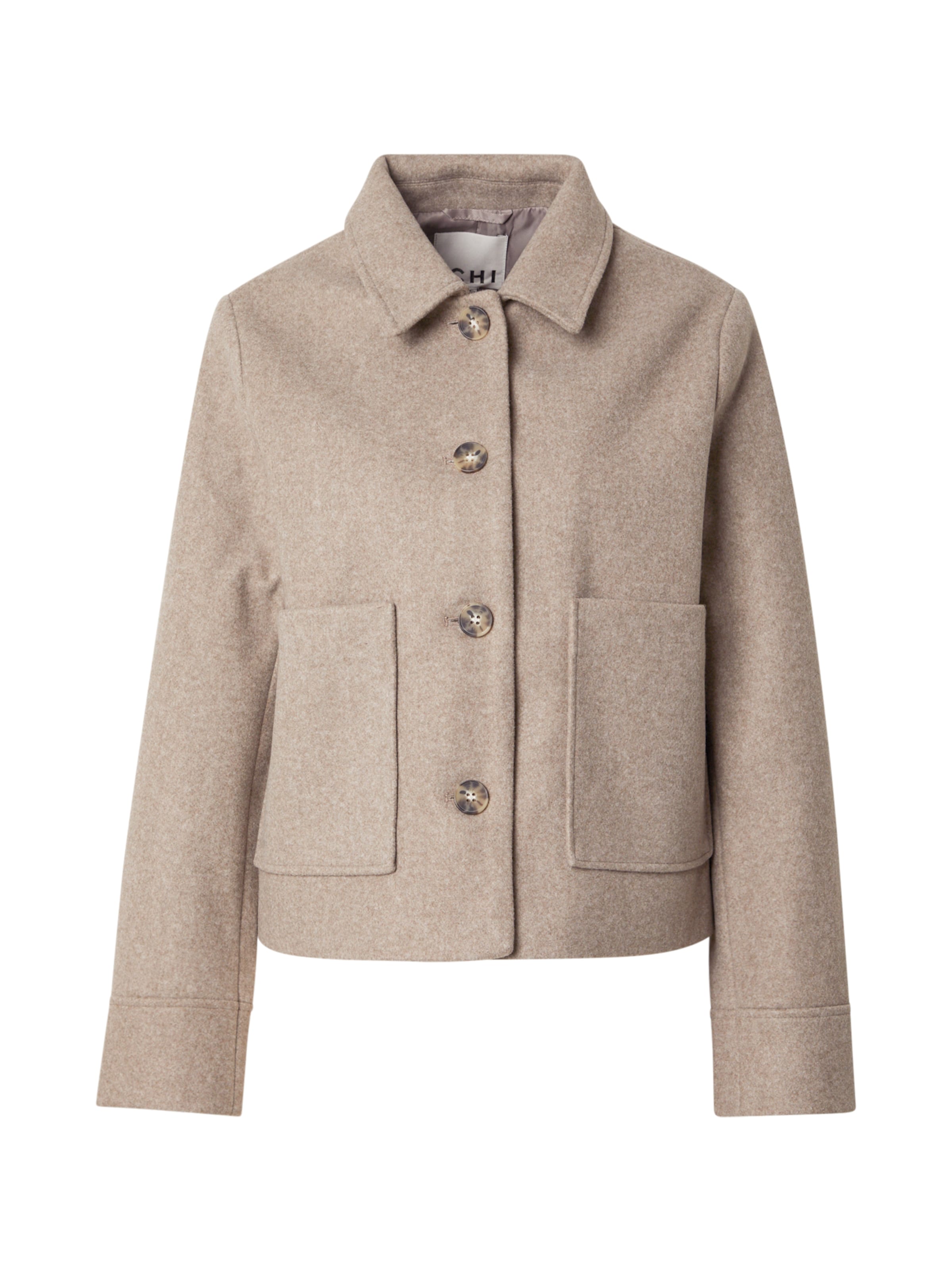 ICHI Jacke 'IHJANNET' in Beige: Vorderseite