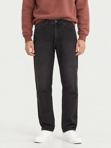 WOTEGA Loosefit Jeans 'Thor'‌‌‌ in Schwarz: Vorderseite