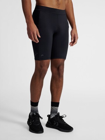 Skinny Pantalon de sport 'Race' Newline en noir : devant