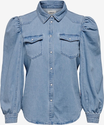 ONLY Blouse 'MALLORY' in Blue: front