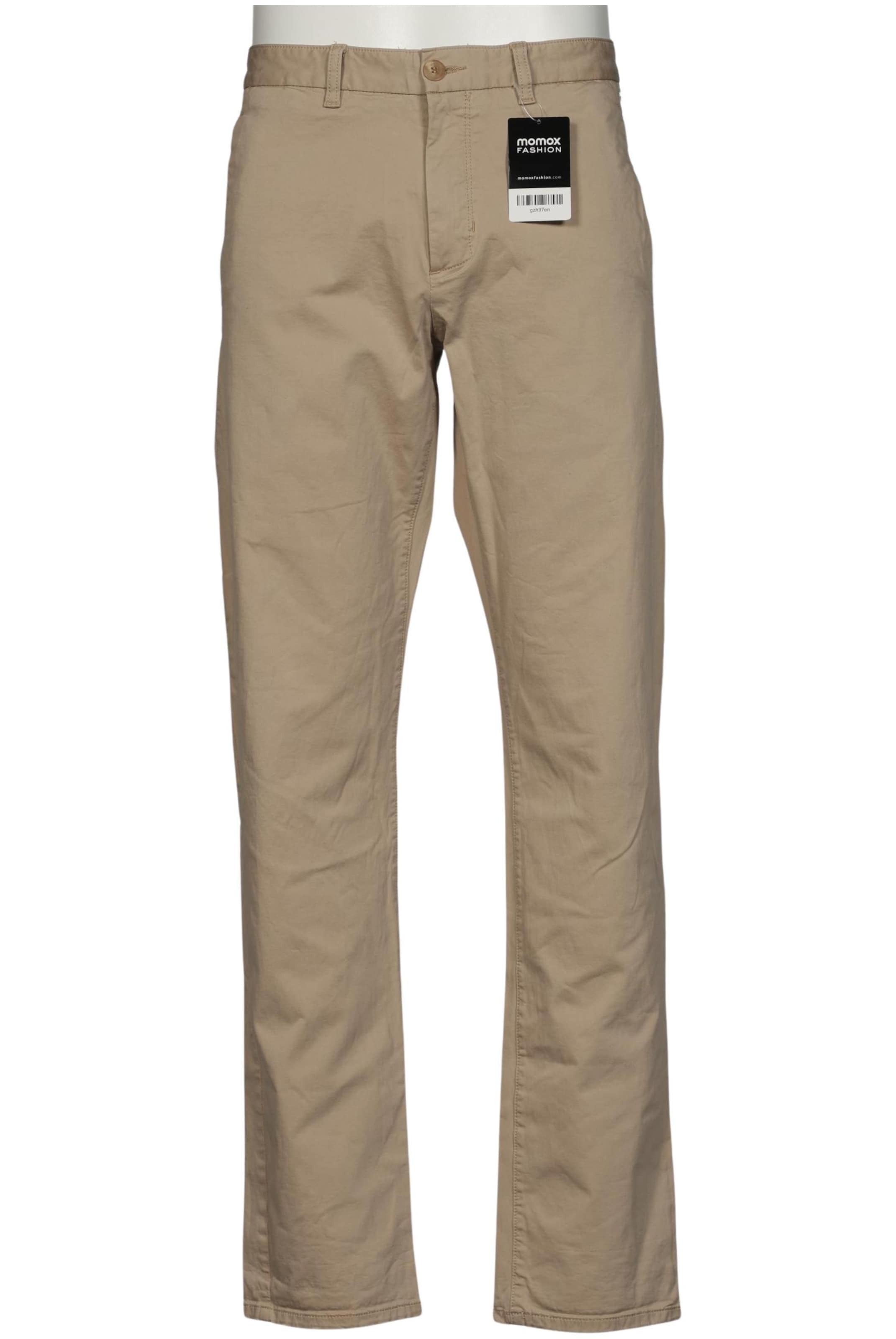 BOSS Green Stoffhose 35-36 in Beige: Vorderseite