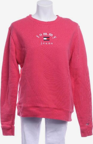 Tommy Jeans Sweatshirt / Sweatjacke L in Pink: predná strana