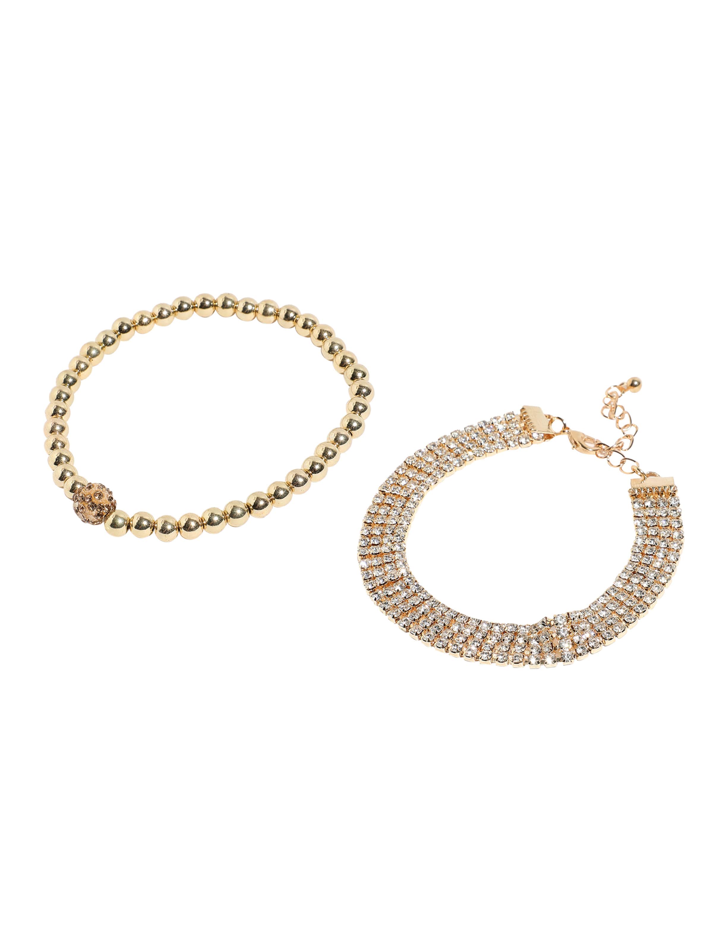 SOHI Karkötő 'Leilani' - arany: elől