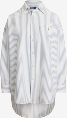 balts Polo Ralph Lauren Blūze 'OXFORD': no priekšpuses