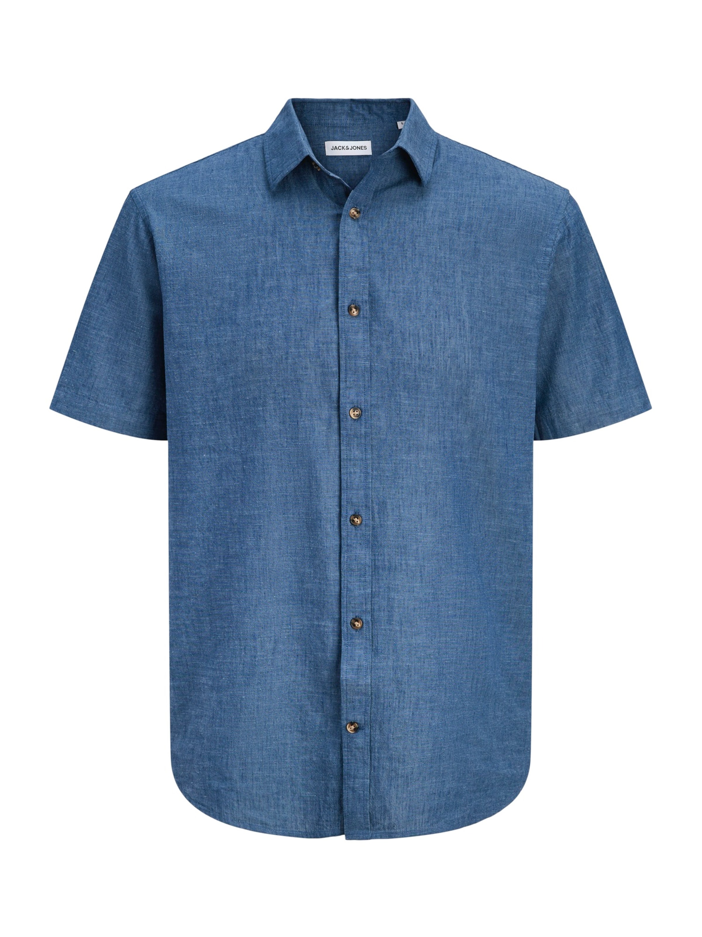 JACK & JONES - Camisa 'JJESUMMER' en azul: frente
