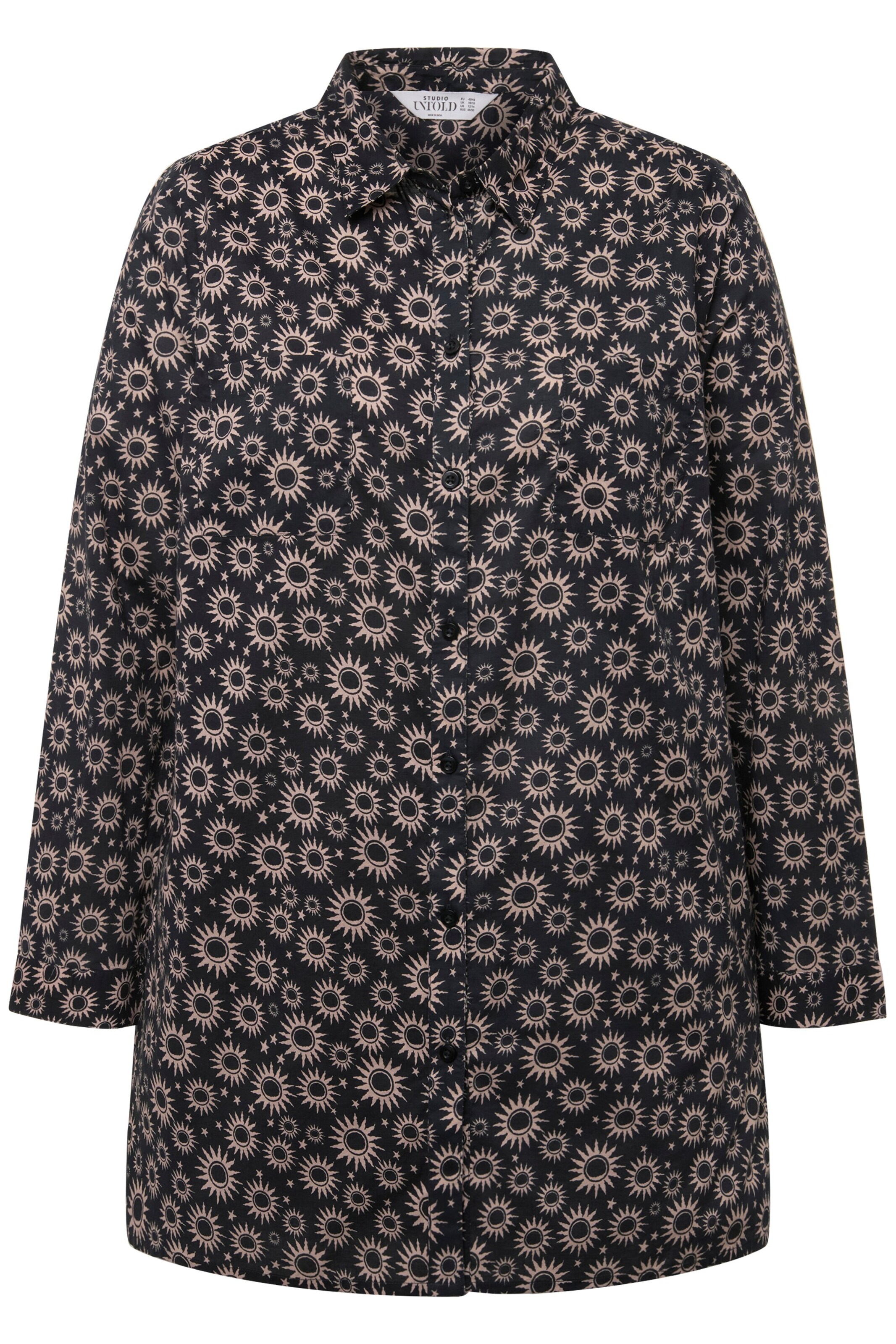 Studio Untold Bluse in Schwarz: Vorderseite