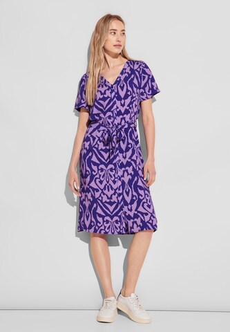 STREET ONE Blusenkleid in Lila