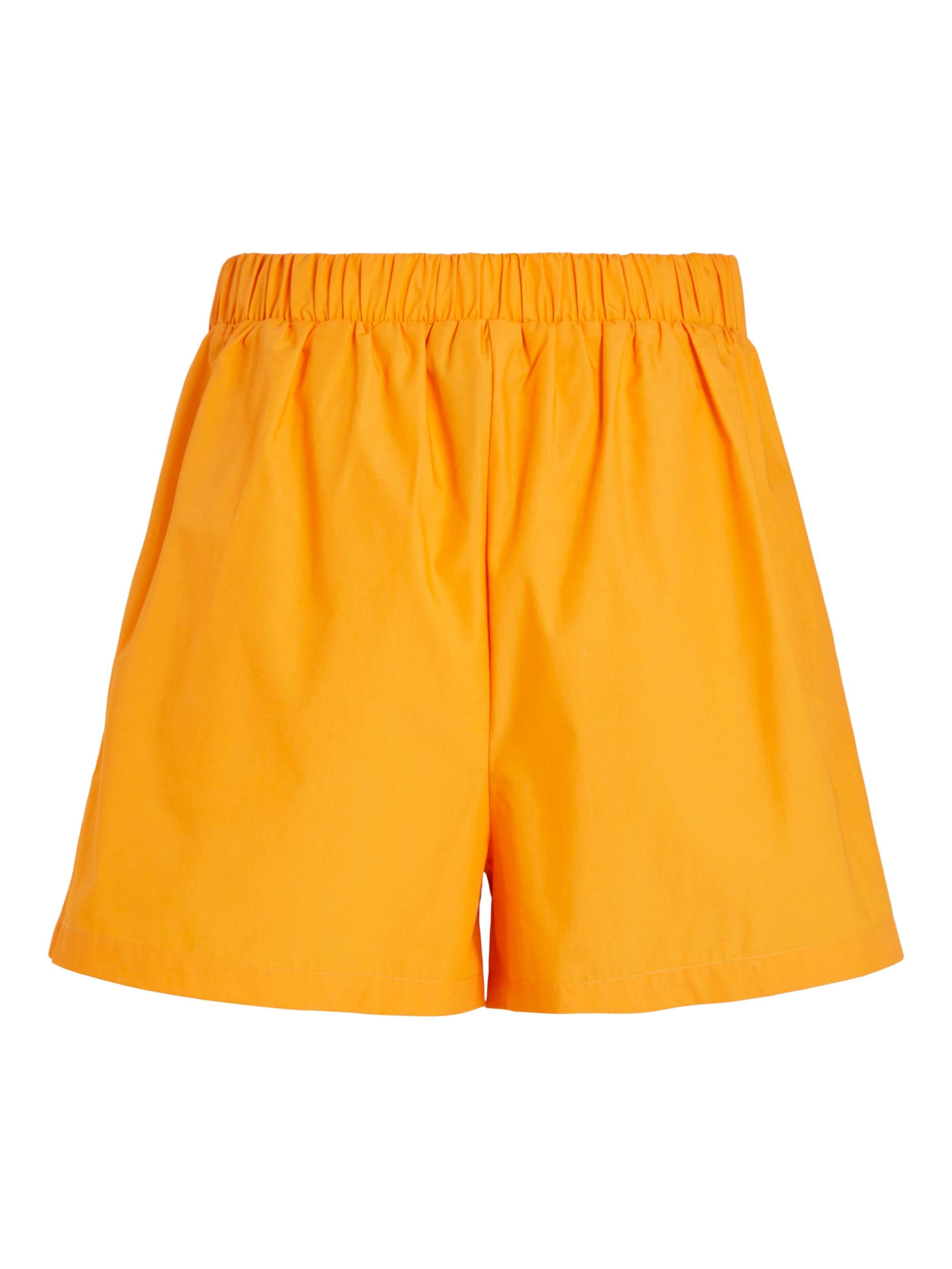 VILA Regular Pants 'Polini' in Orange