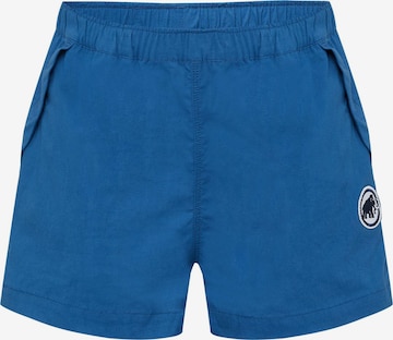 MAMMUT Outdoor Pants 'Crag Climbing' in Blue: front