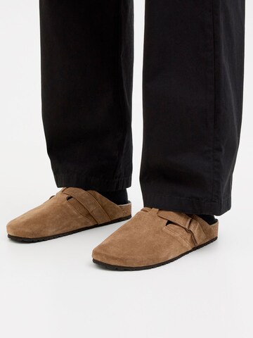 JACK & JONES Pantolette 'JFWLouis' in Braun