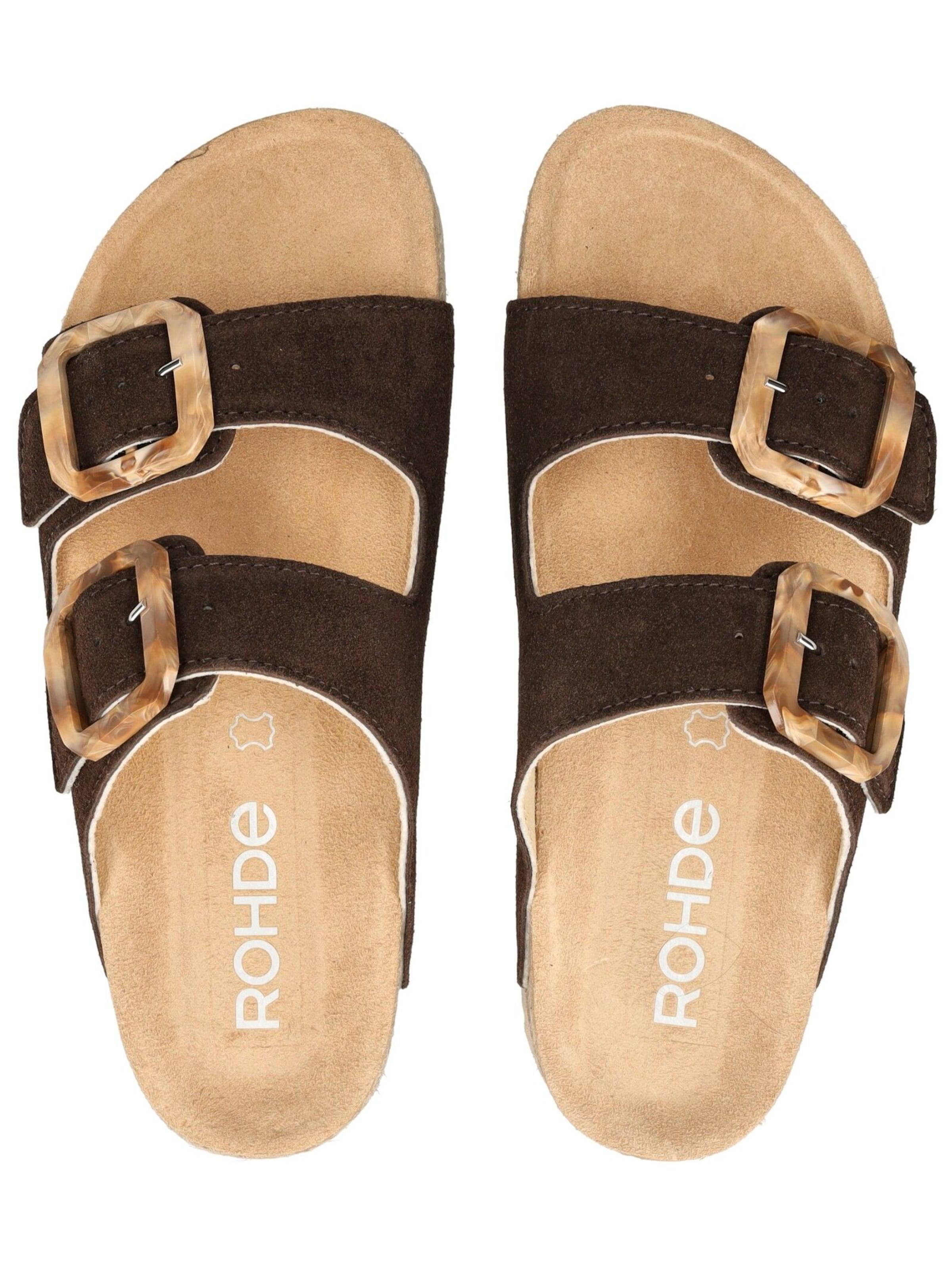 ROHDE Pantolette in Braun