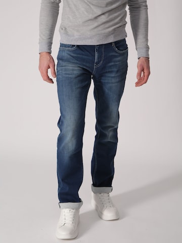 Miracle of Denim Loosefit Jeans 'Joshua' in Blauw: voorkant