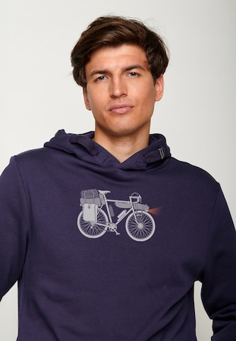 GREENBOMB Sweatshirt 'Bike Night' in Blauw