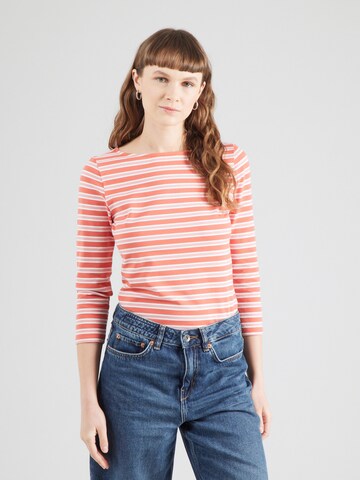 Blutsgeschwister Shirt 'Oh Marine' in Red: front