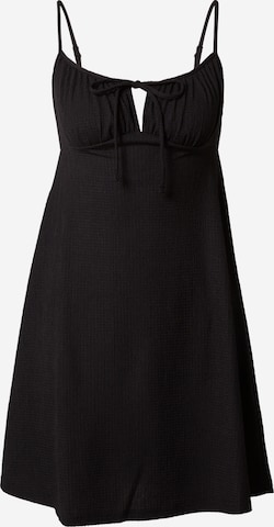 Gina Tricot Letní šaty 'Lili' – černá: přední strana