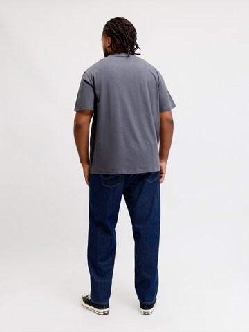 Jack & Jones Plus Μπλουζάκι 'JJEDOVER' σε γκρι