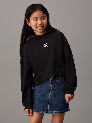 Calvin Klein Jeans - Sudadera en negro: frente