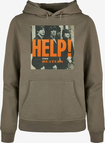 Merchcode Sweatshirt 'Beatles' in Grün: predná strana