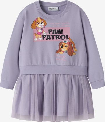 NAME IT Jurk 'Paw Patrol' in Lila: voorkant