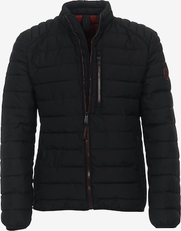 CASAMODA Between-Season Jacket in Black: front