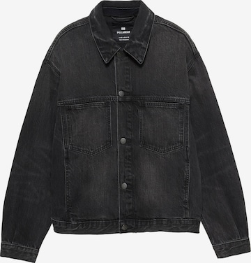 Veste mi-saison Pull&Bear en noir : devant