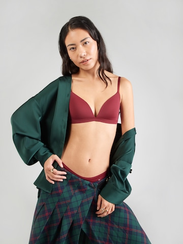 Tommy Hilfiger Underwear Trojúhelníková Podprsenka 'Essential' – červená