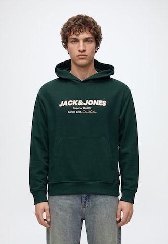 JACK & JONES Sweatshirt 'JJABBO' in Green: front