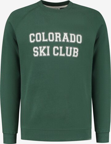 Shiwi Sweatshirt 'Colorado' in Groen: voorkant